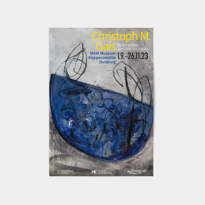 Plakat - Gais, Christoph M. Gais. Bilderwelten von 1990 bis heute