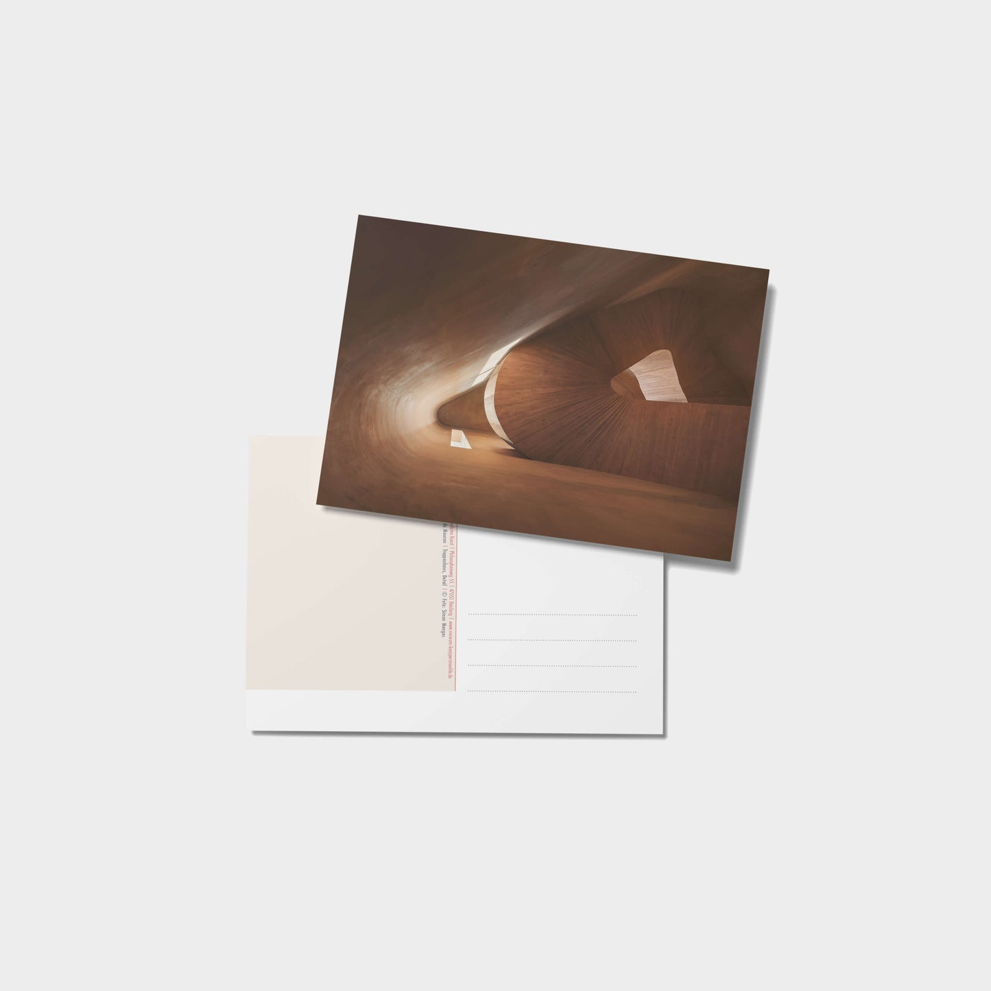 Postkarte - Treppenhaus im Detail