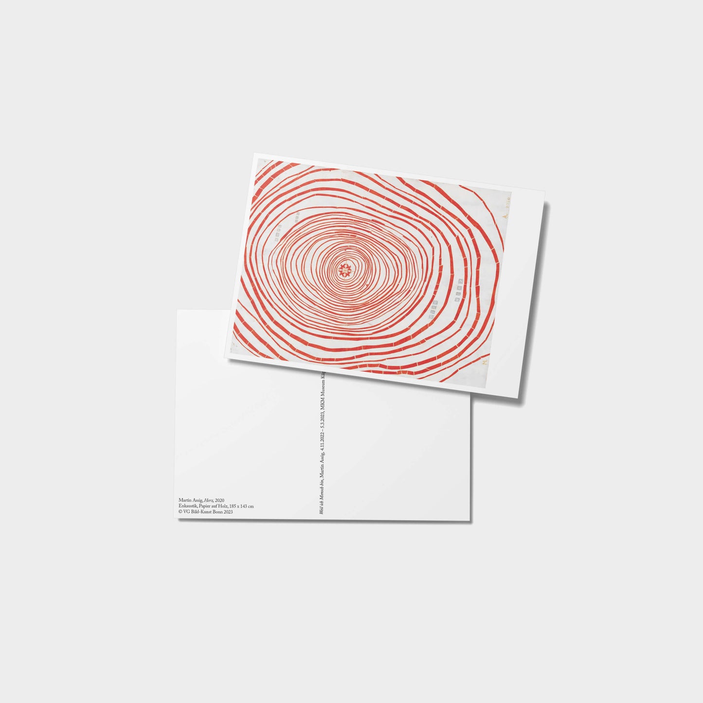 Postkarte - Martin Assig "Herz", 2020