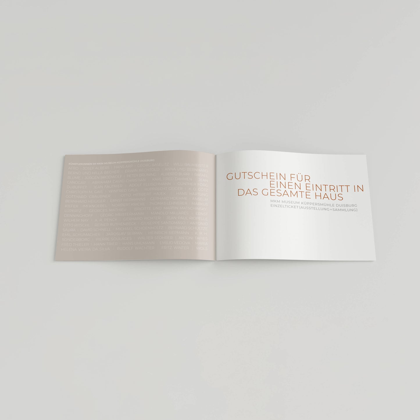 Gutschein 1x freien Eintritt - "Gesamtes Haus"