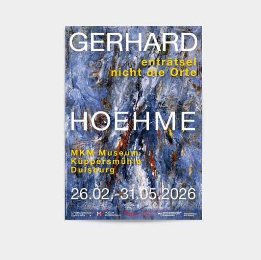 Plakat - Gerhard Hoehme - enträtsel nicht die Orte
